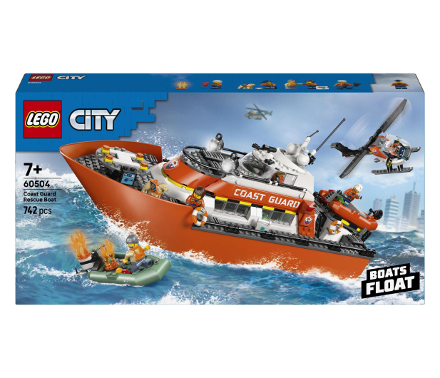 LEGO CITY 60504 Łódź ratunkowa i helikopter straży przybrzeżnej - 1473521 - zdjęcie